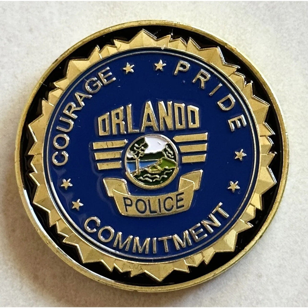 City of Orlando Police Officer Department Officer Florida FL w/ Retirement Award