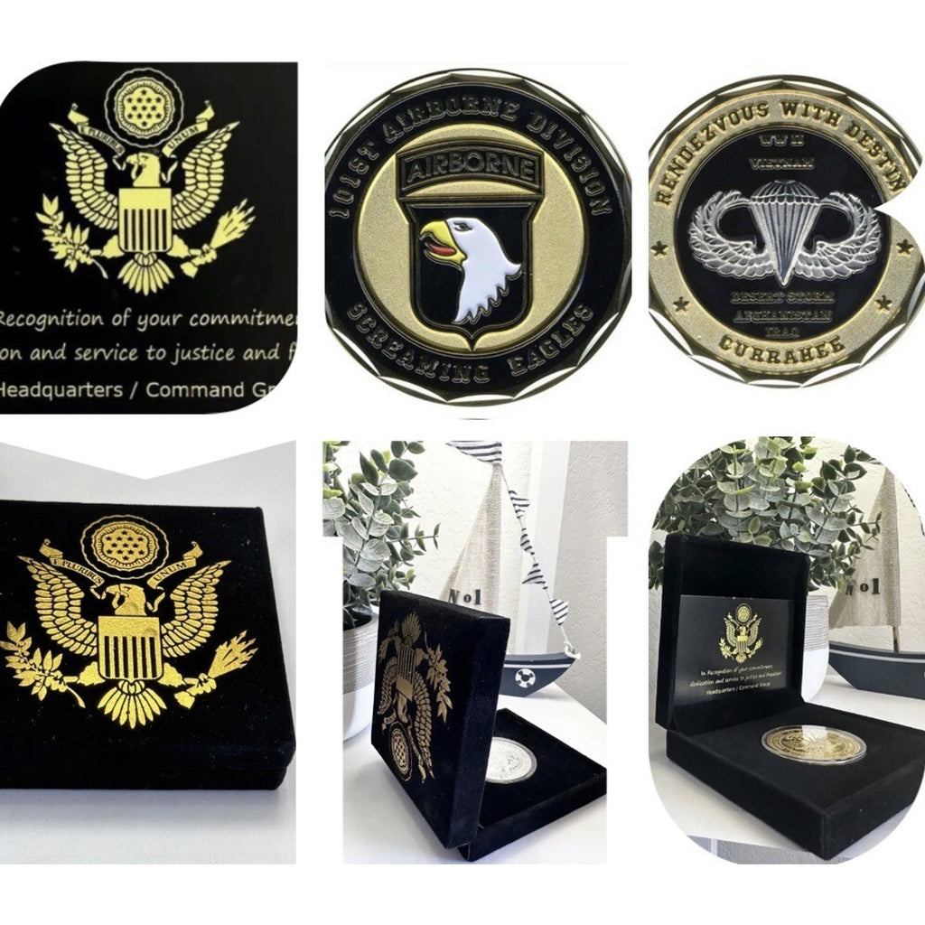 101st Airborne Air Assault Division / U.S. Army Screaming Eagles Challenge Coin