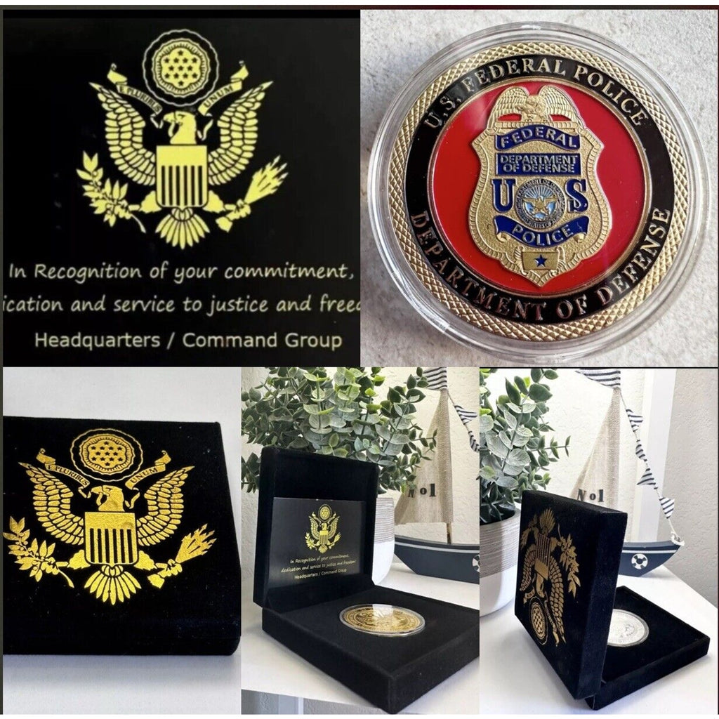 United States FEDERAL DoD POLICE Office Department Challenge Coin