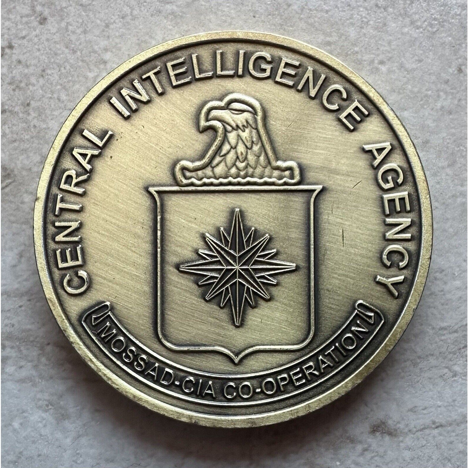 Set Of 2 Coins DoD US Israel Army IDF Military & Intelligence Mossad CIA Coin