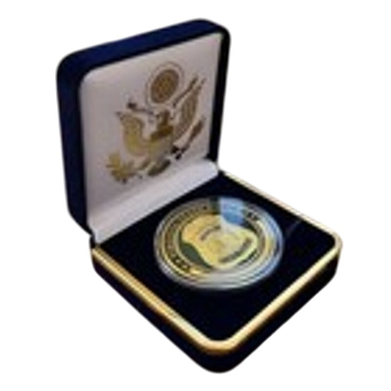 Department of Energy (DOE) Challenge Coin With Blue Velvet Case. Fast Shipping!