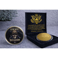 US Army Challenge Coin Infantry United State w/ Retirement Award