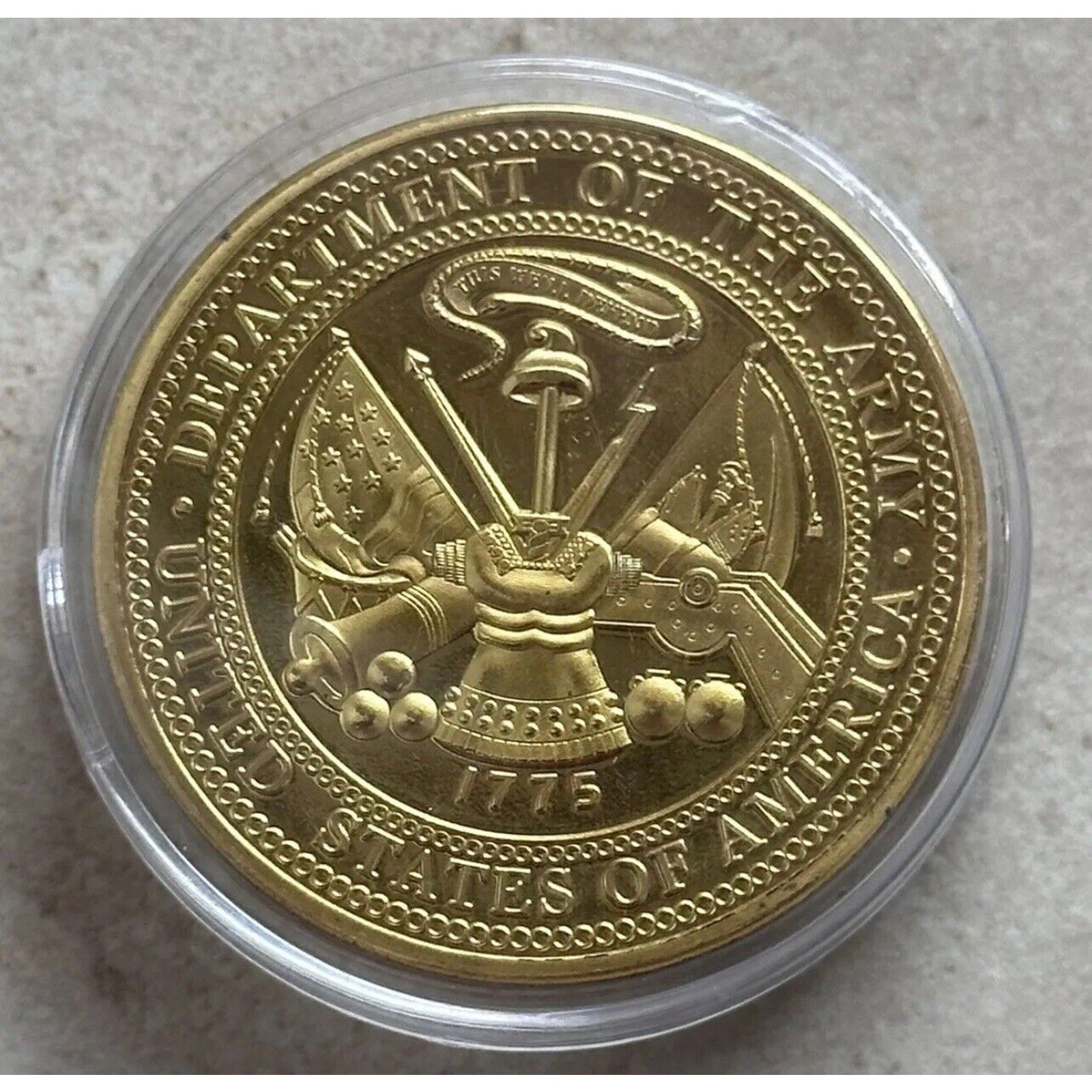 2pcs Army Rank Captain O-3 And XVIII AIRBORNE CORPS SKY DRAGON US COIN