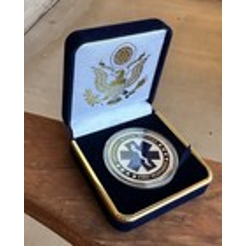 Department of Energy (DOE) Challenge Coin With Blue Velvet Case. Fast Shipping!
