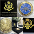 US NAVY - USS DWIGHT D. EISENHOWER - CVN-69 Challenge Coin USA