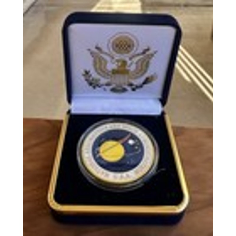 Department of Energy (DOE) Challenge Coin With Blue Velvet Case. Fast Shipping!