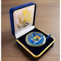 Department of Energy (DOE) Challenge Coin With Blue Velvet Case. Fast Shipping!