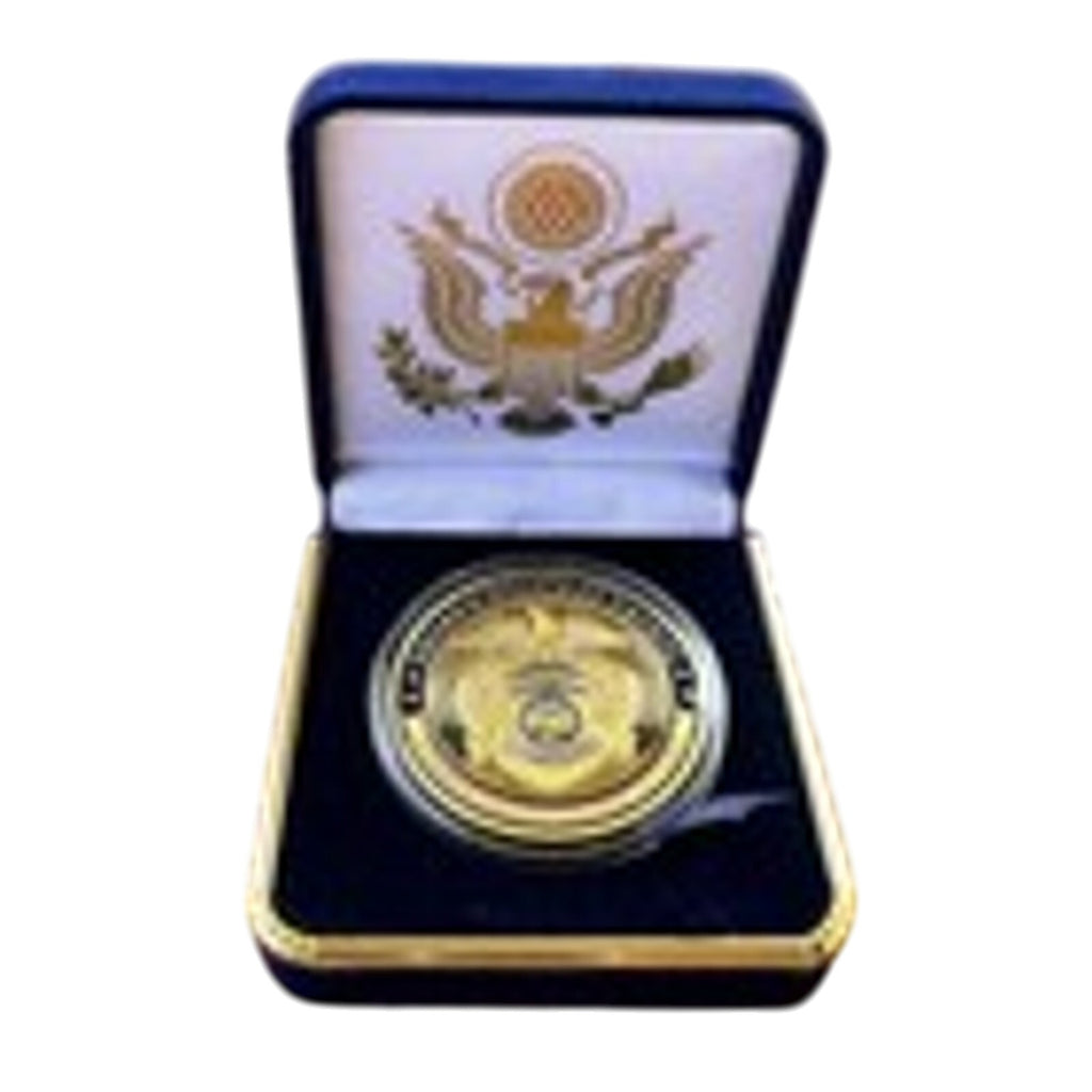 NEVADA HIGHWAY PATROL TROOPER Challenge Coin With Blue Velvet Case