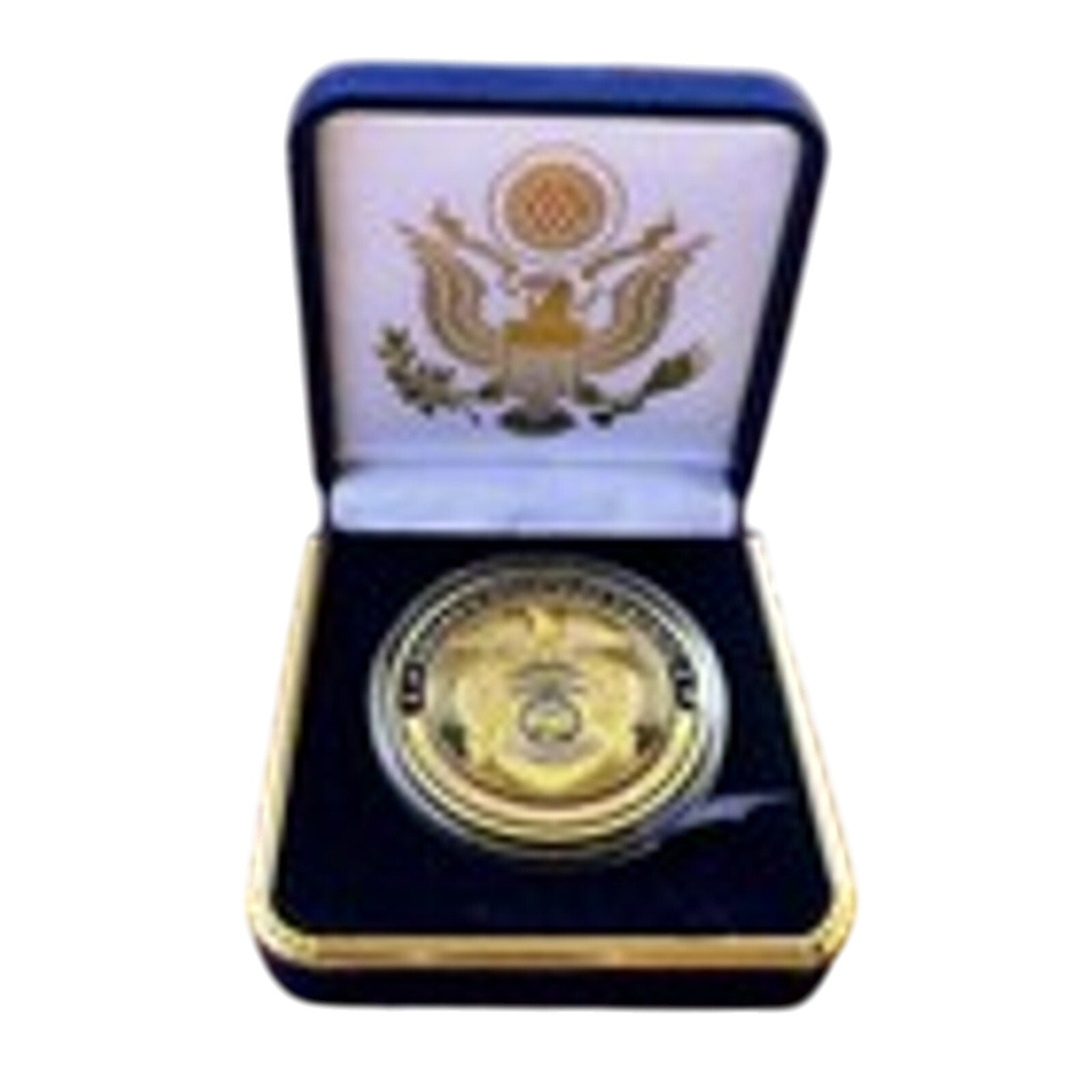 NEVADA HIGHWAY PATROL TROOPER Challenge Coin With Blue Velvet Case