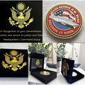 US NAVY USS GEORGE H.W. BUSH CVN-77 Challenge Coin-USN