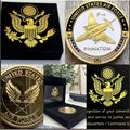 Combat aircraft U S AIR FORCE F-4 PHANTOM Challenge Coin USA F