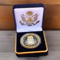 Department of Energy (DOE) Challenge Coin With Blue Velvet Case. Fast Shipping!