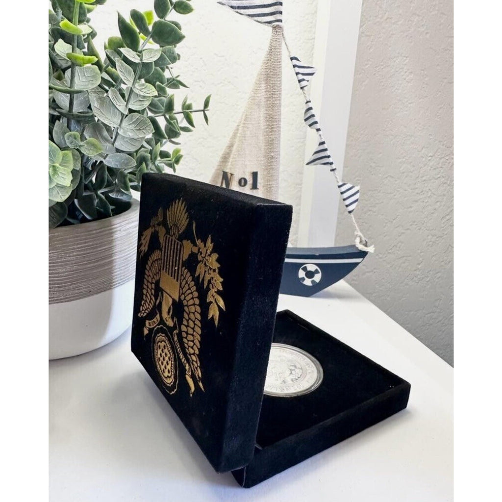 Challenge Coin 101st Airborne Original Coin With Retirement Award
