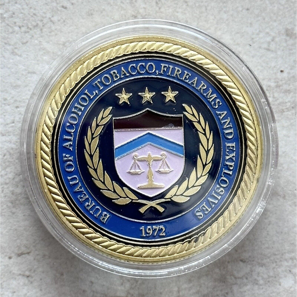 ATF Official Challenge Coin US Government Agency