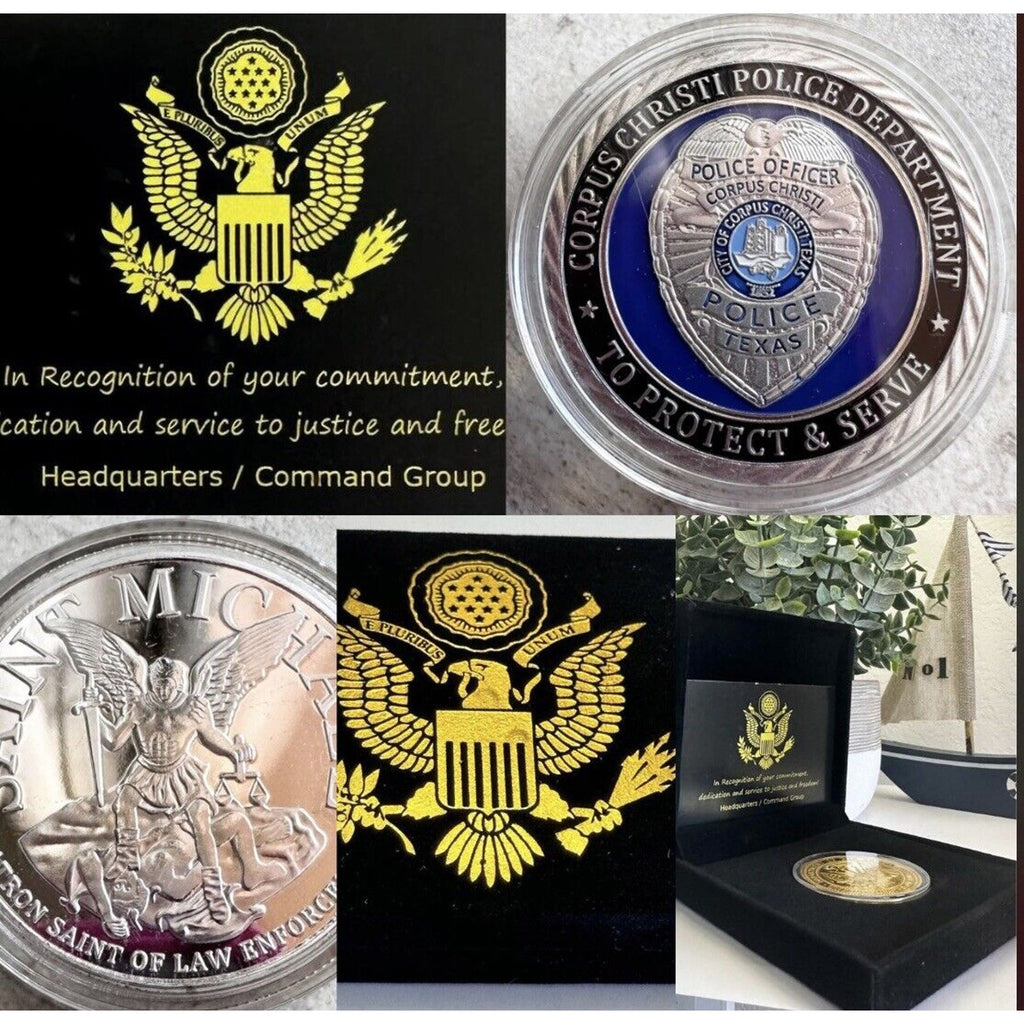 Corpus Christi Texas Police Department To Protect and Serve Challenge Coin USA