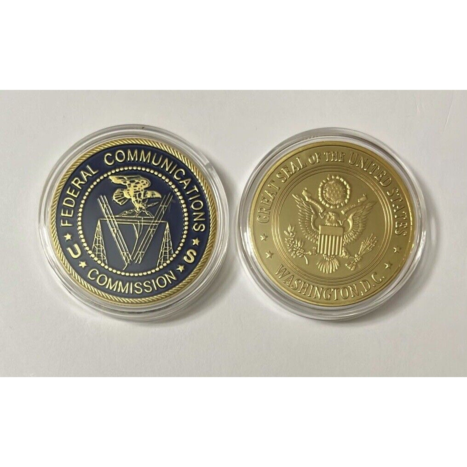 FEDERAL COMMUNICATIONS COMMISSION (FCC) Challenge Coin USA