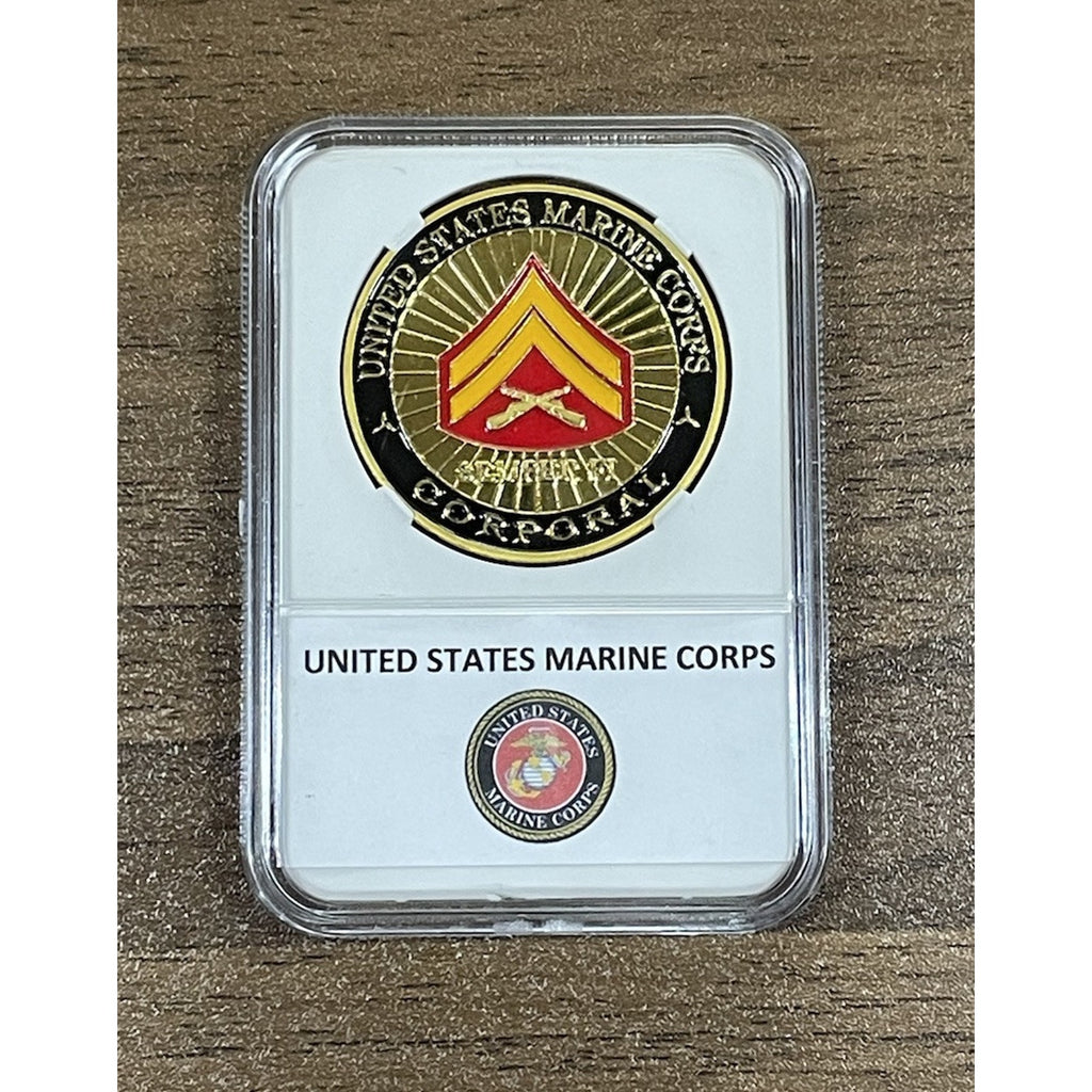 CORPORAL E-4 Rank USMC Marine Corps NCO Official LIC 23125