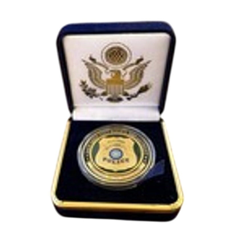 Department of Energy (DOE) Challenge Coin With Blue Velvet Case. Fast Shipping!