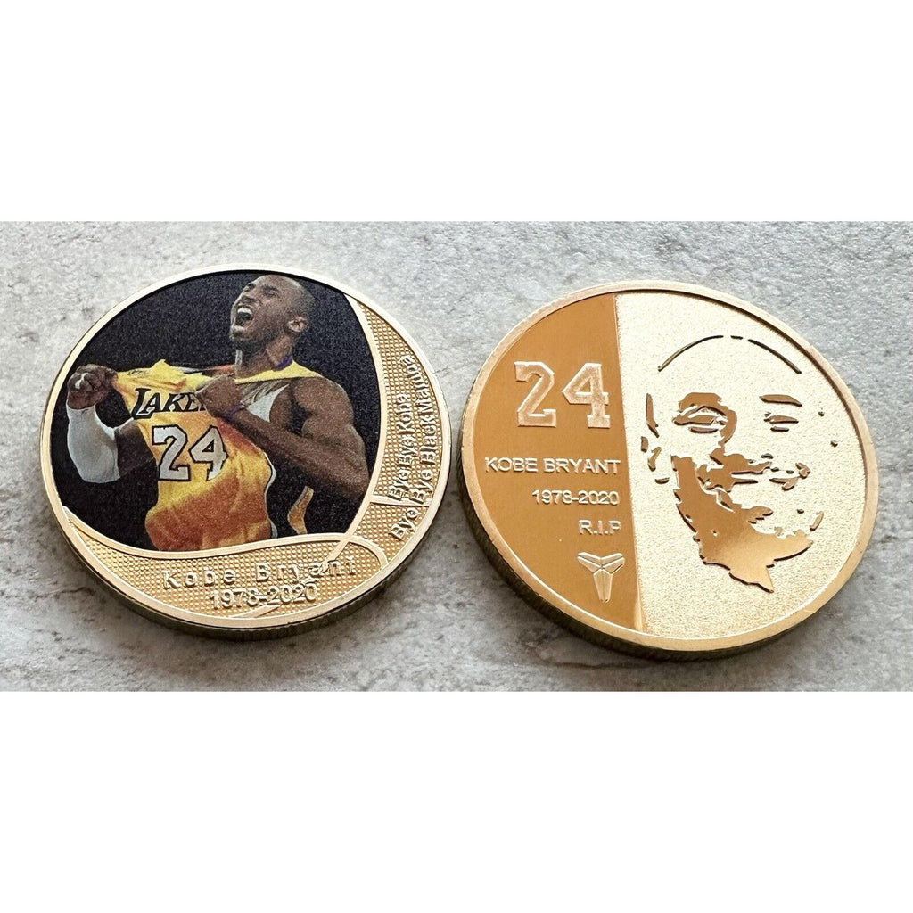 Los Angeles Lakers Kobe Bryant Double Sided Tribute Challenge Coin. NEW!