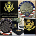 US Army 2nd Lt First Salute Oath Of Office Coin Challenge USA AMY