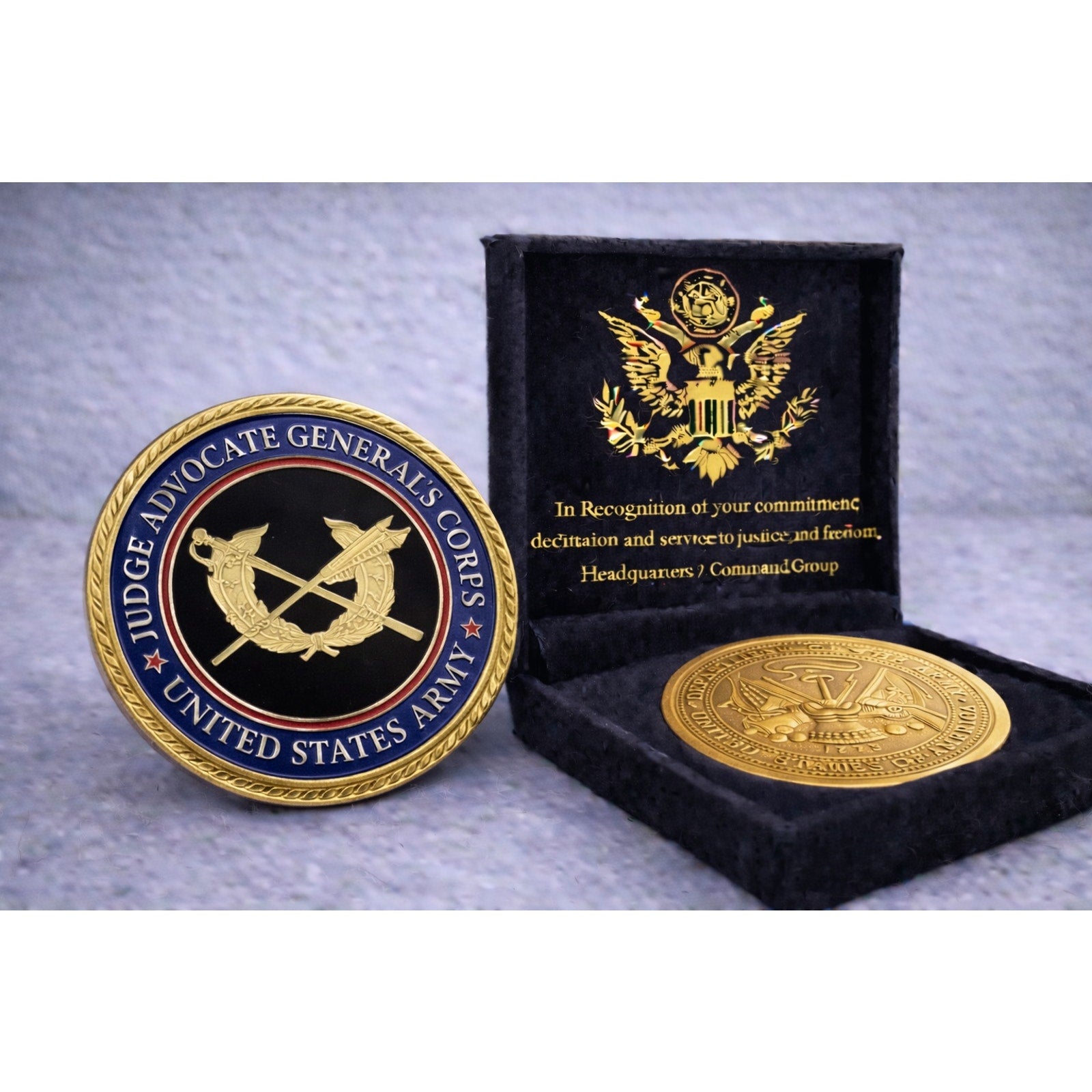 US ARMY (JAG) JUDGE ADVOCATE GENERAL'S CORPS w/ Achievement Award