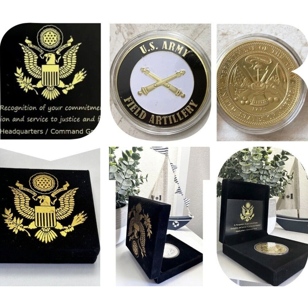 U S ARMY Field Artillery Combat Queen Of Battle Challenge Coin USA ARMY