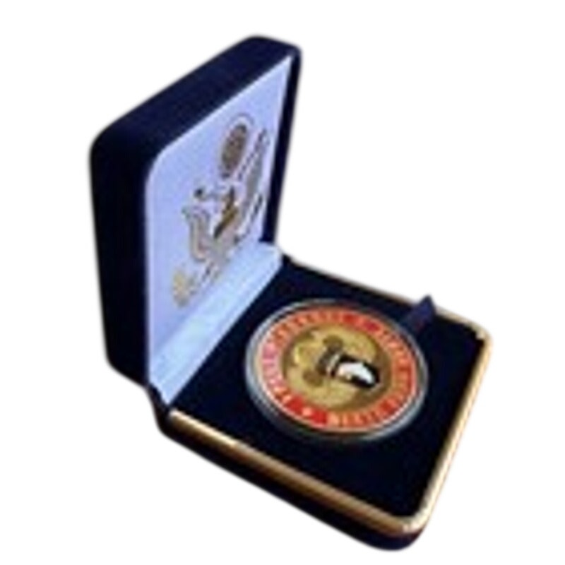 Department of Energy (DOE) Challenge Coin With Blue Velvet Case. Fast Shipping!