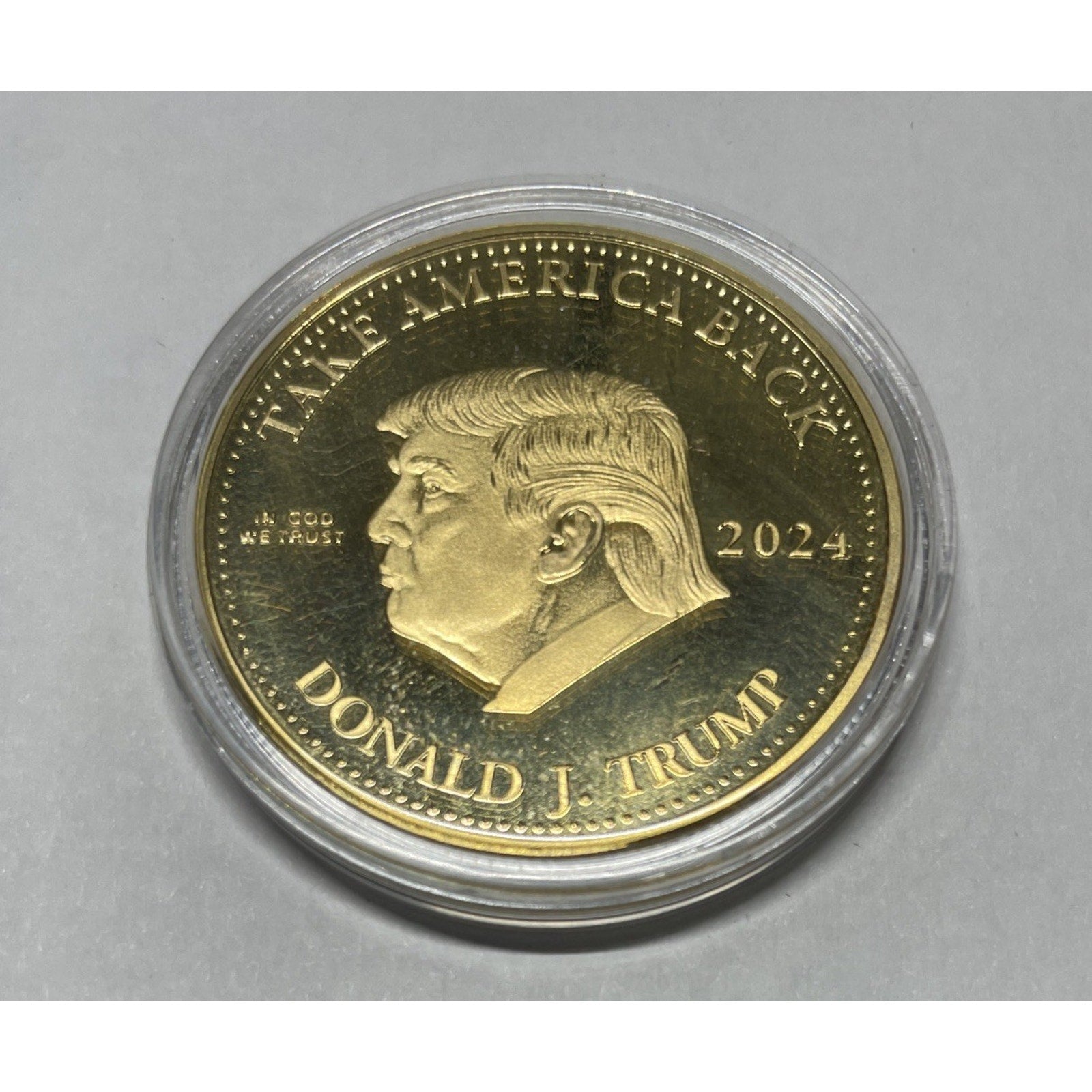 24k Gold Coin Donald Trump