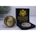 LAPD Los Angeles Police Agent Challenge Coin USA w/ Retirement Award