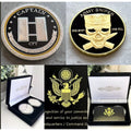 2pcs Army Rank Captain O-3 And SNIPER ONE SHOT ONE KILL CHALLENGE COINS