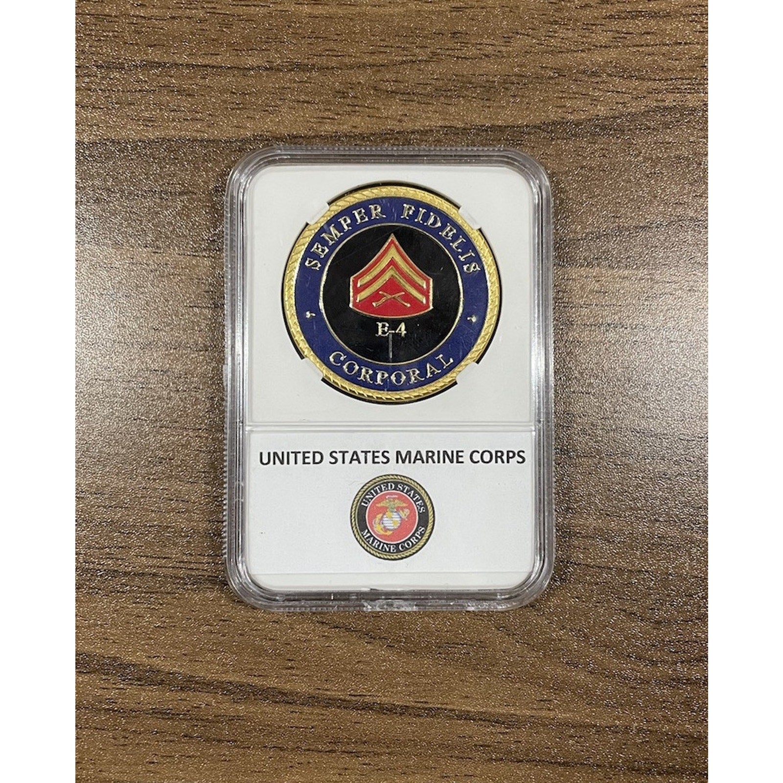 USMC SEMPER FIDELIS CORPORAL E-4. United States Marine Corps Official LIC 23125