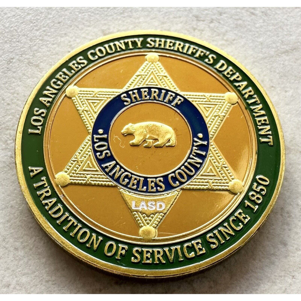 Los Angeles LA county sheriff LASD Police Patrol Agent challenge coin