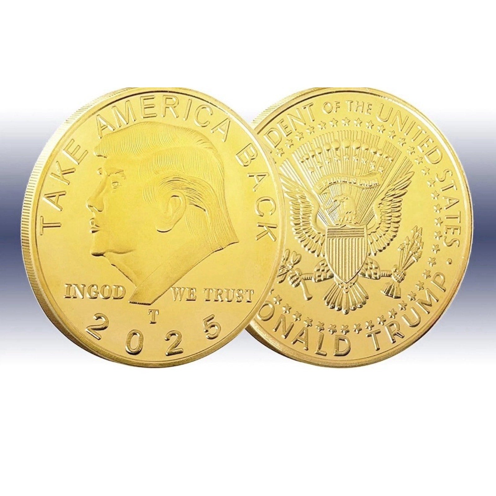 President Donald Trump Commemorative Coin Take America Back Metal Coin