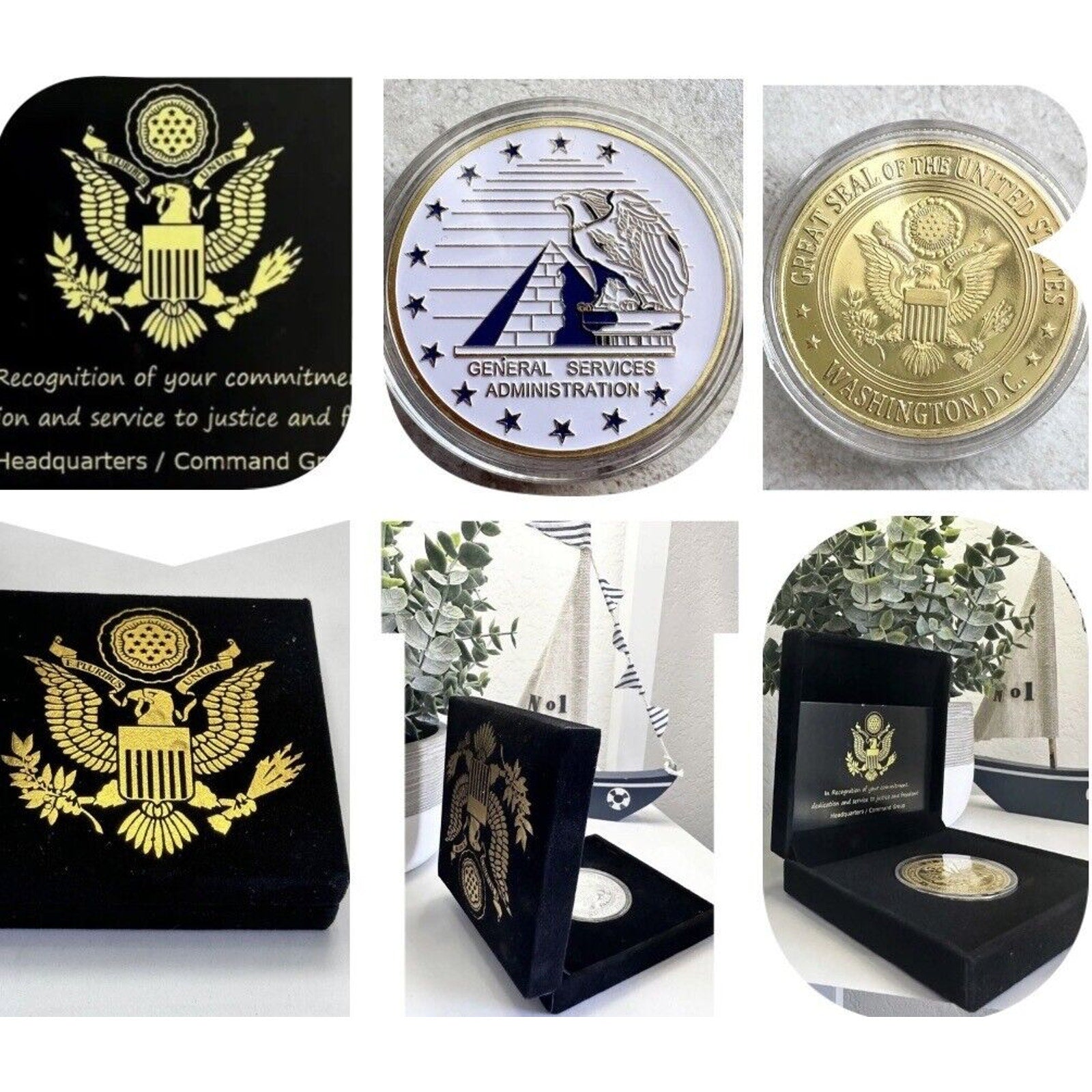 GSA-UNITIED STATES GENERAL SERVICES ADMINISTRATION Challenge Coin USA