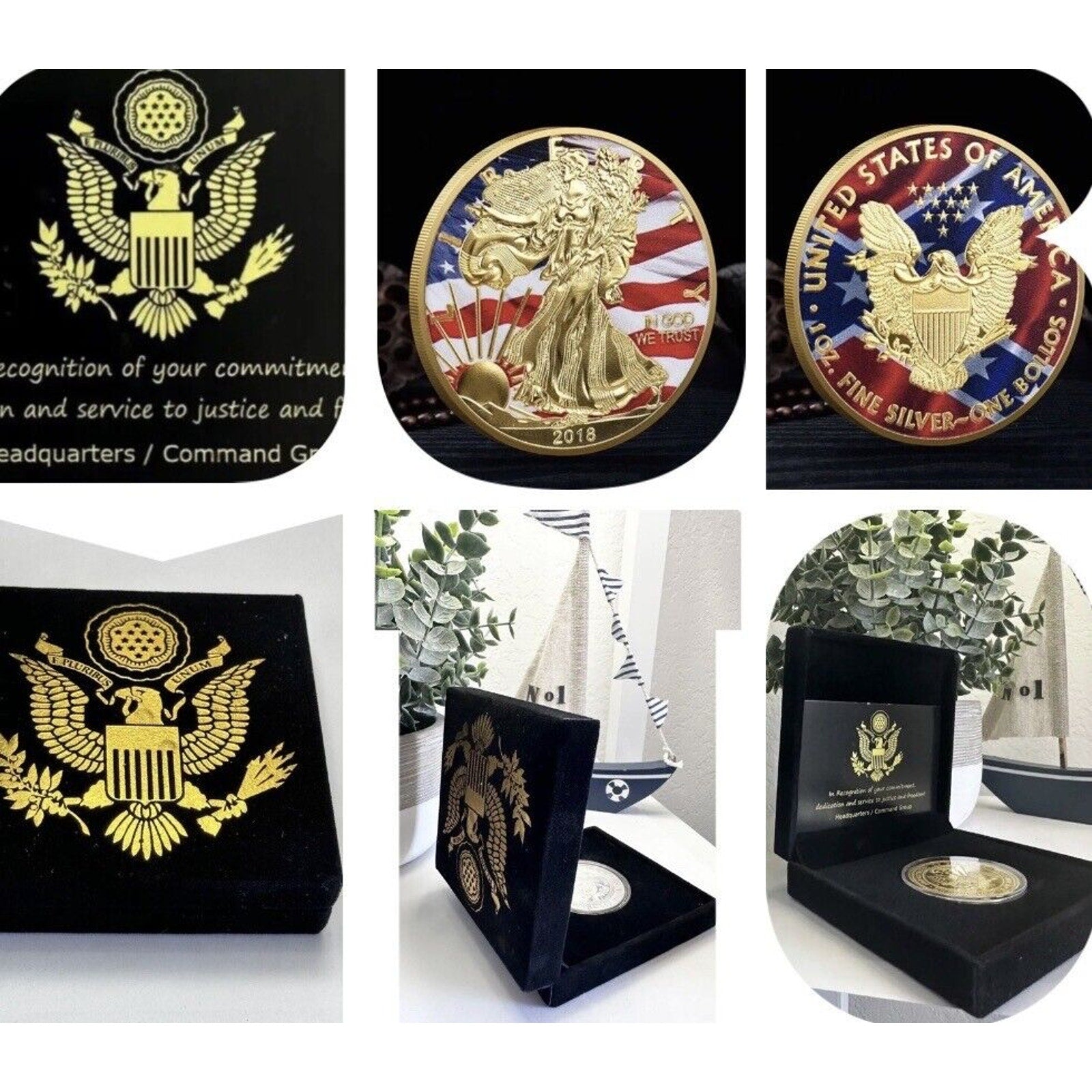 Statue Of Liberty Challenge Coin Painted Coins Gift Collection Souvenir Gift USA