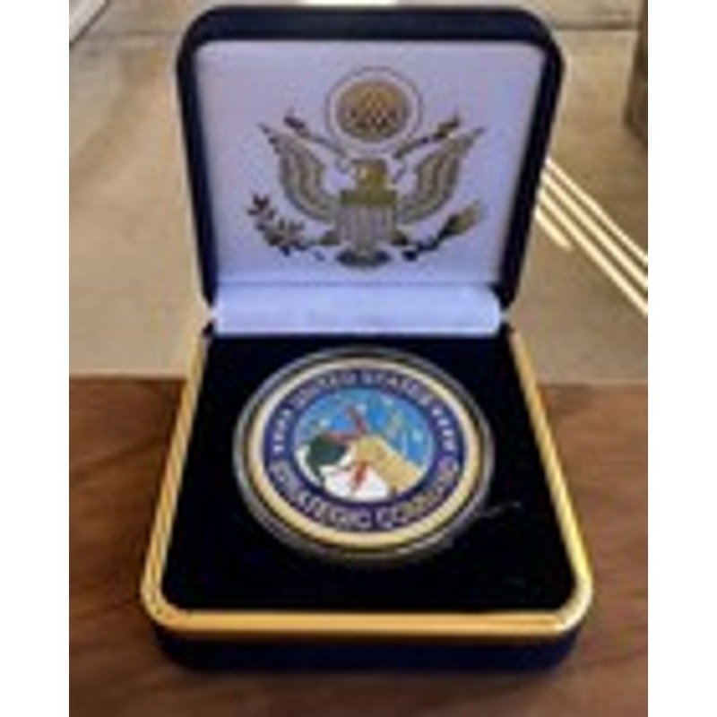 Department of Energy (DOE) Challenge Coin With Blue Velvet Case. Fast Shipping!
