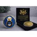 United States Air Force SECURITY FORCES Challenge Coin w/ Retirement Award