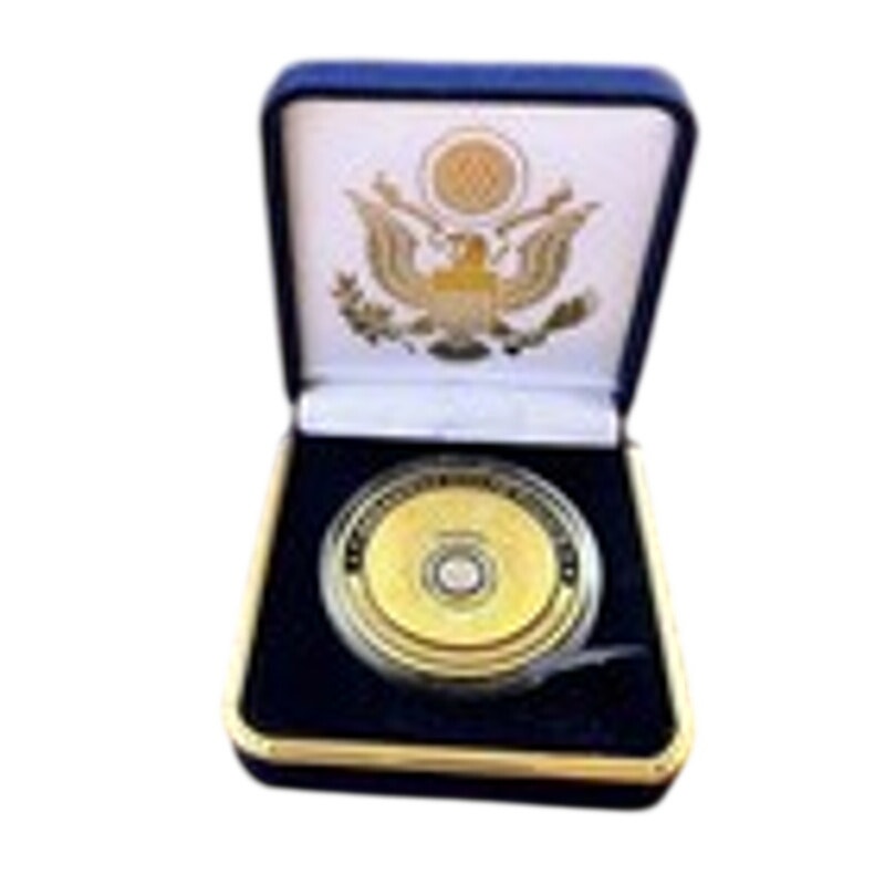 Department of Energy (DOE) Challenge Coin With Blue Velvet Case. Fast Shipping!