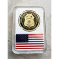 Oklahoma City Police Dept Challenge Coin With Case
