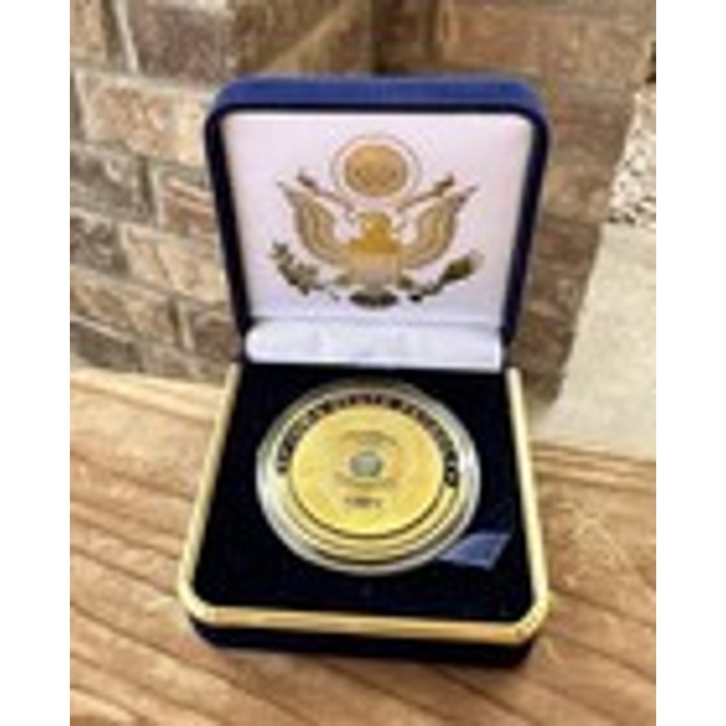 Department of Energy (DOE) Challenge Coin With Blue Velvet Case. Fast Shipping!
