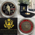 Veterans USMC Semper Fidelis US Marine Corps USMC Coin W/Retirement Award