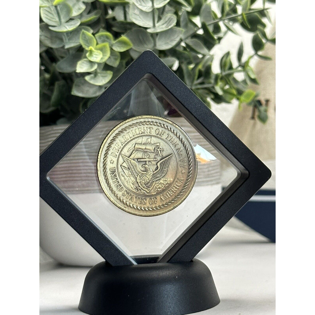 F-14 Tomcat Challenge Coin United States Navy USN 40mm w/ Case