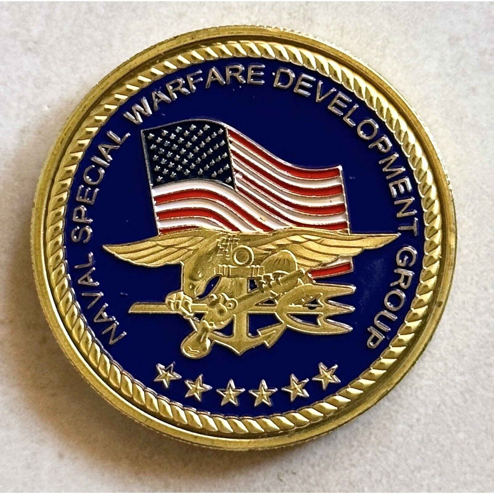 U S NAVAL SPECIAL WARFARE DEVELOPMENT GROUP Challenge Coin USA