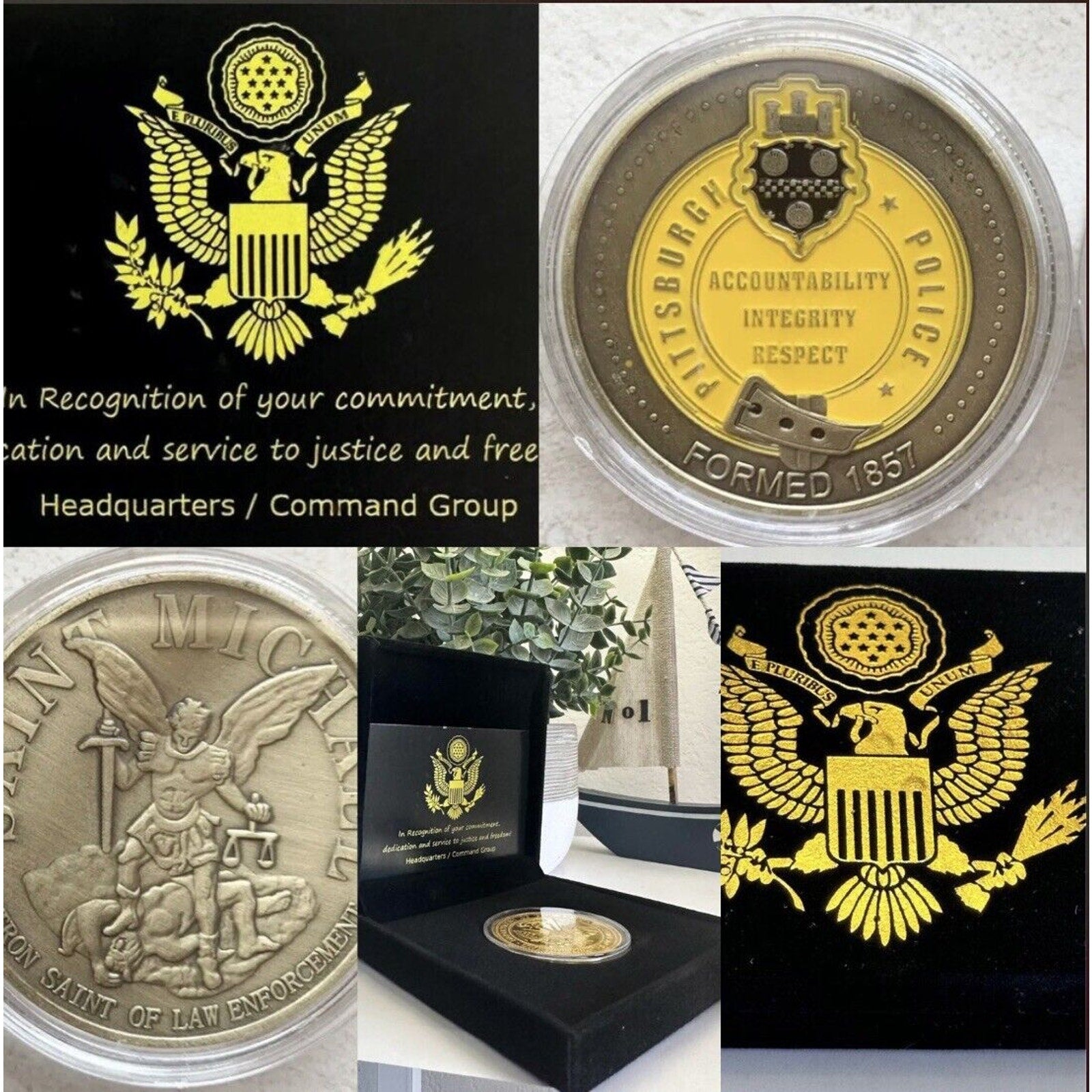 PITTSBURGH POLICE DEPARTMENT CHALLENGE COIN USA