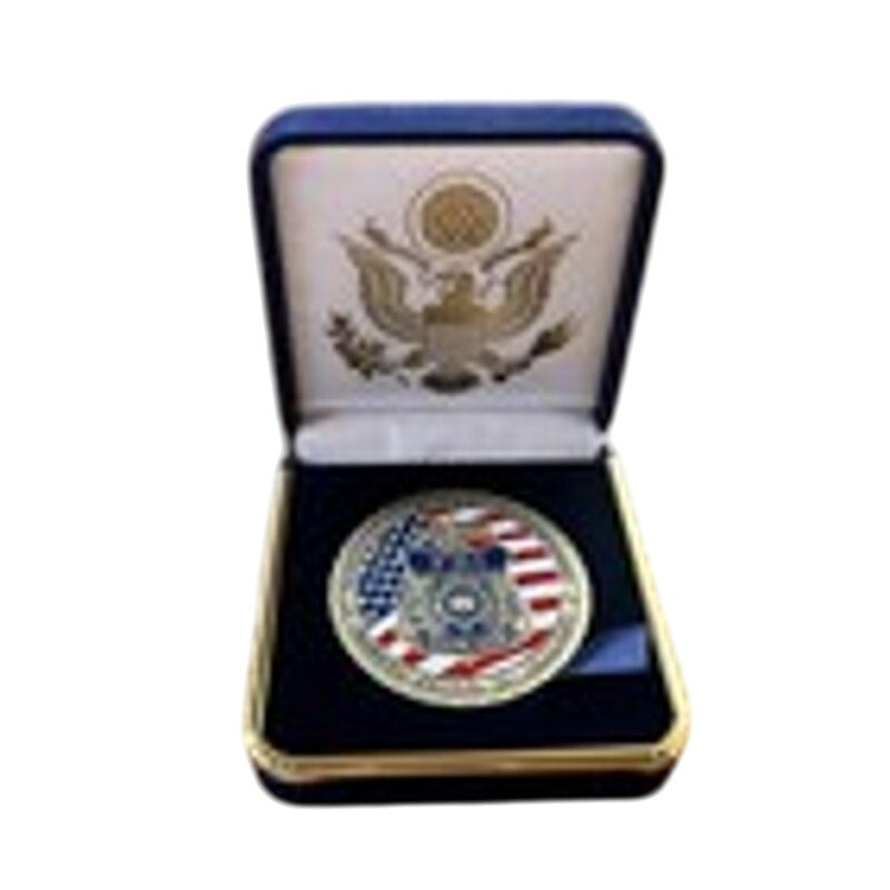 Department of Energy (DOE) Challenge Coin With Blue Velvet Case. Fast Shipping!