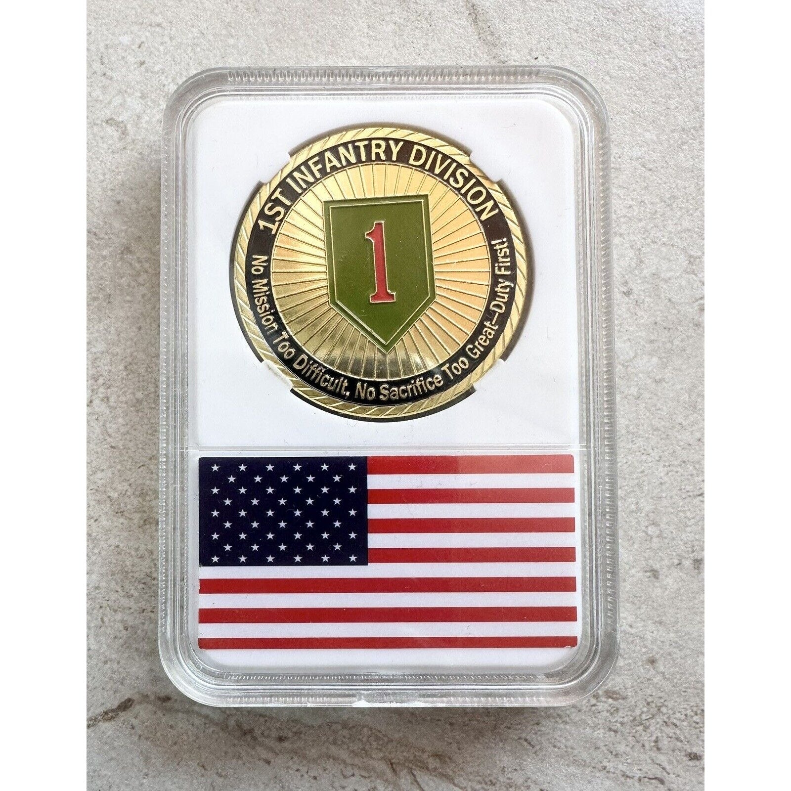 US army 1st First Infantry Division Coin