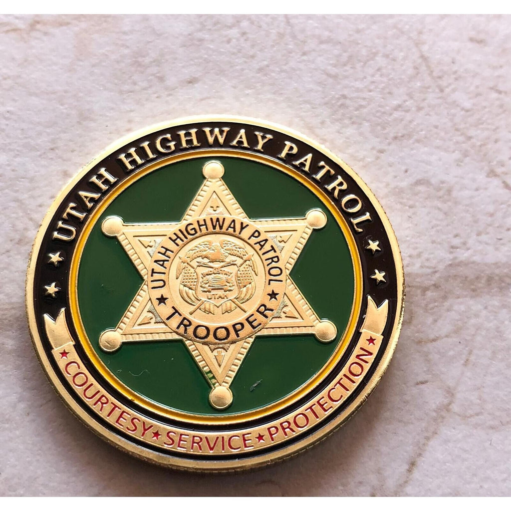Utah Highway Patrol Challenge Coin