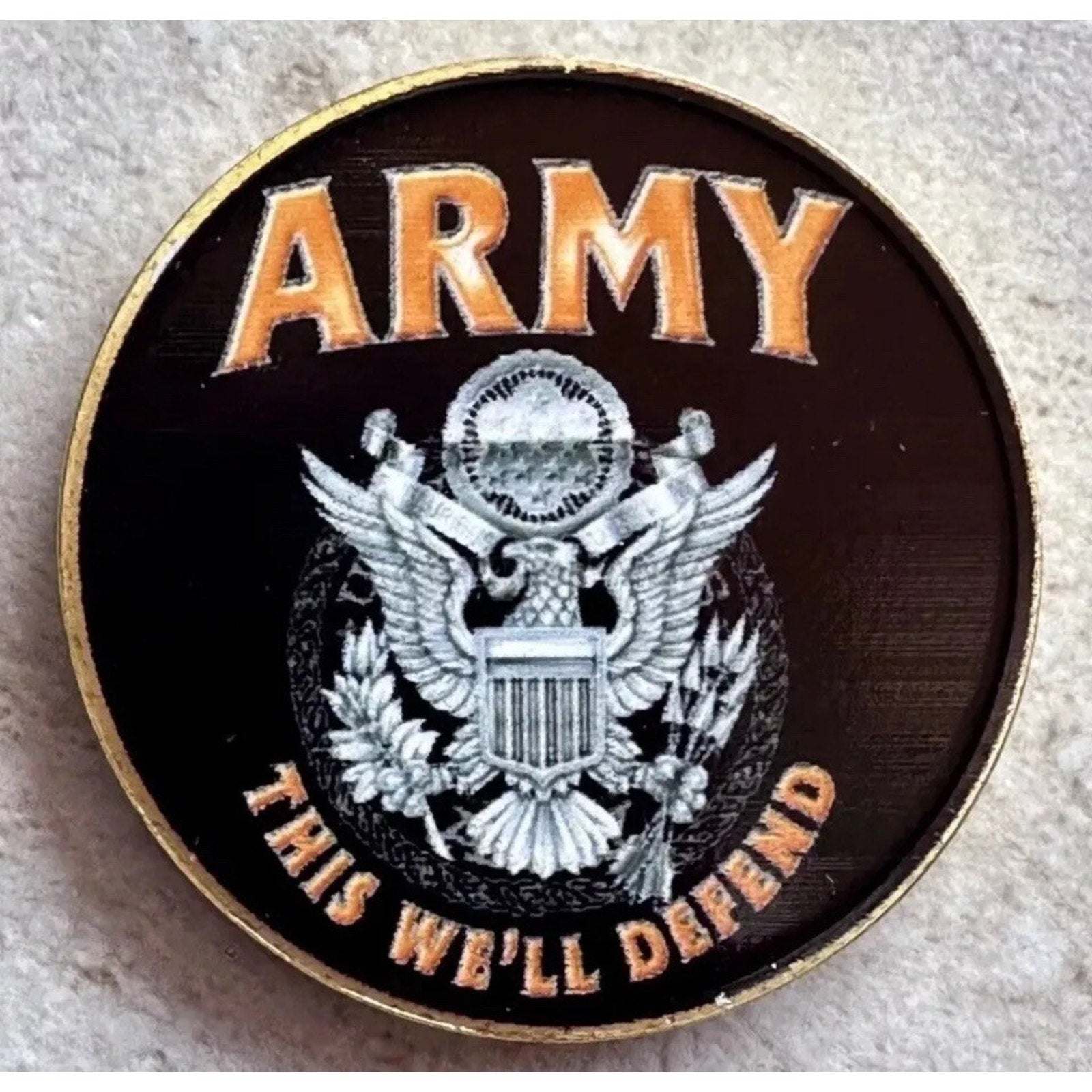 United States Army This We Will Defend With Credential w/ Retirement Award
