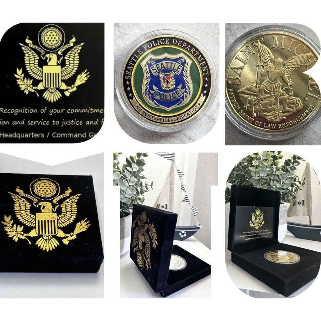 CITY OF SEATTLE, WA. Police Dept. Challenge Coin USA