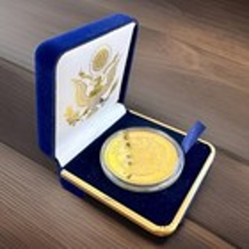 Department of Energy (DOE) Challenge Coin With Blue Velvet Case. Fast Shipping!